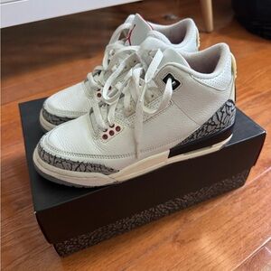 Air Jordan “white cement reimagined” sz 5Y